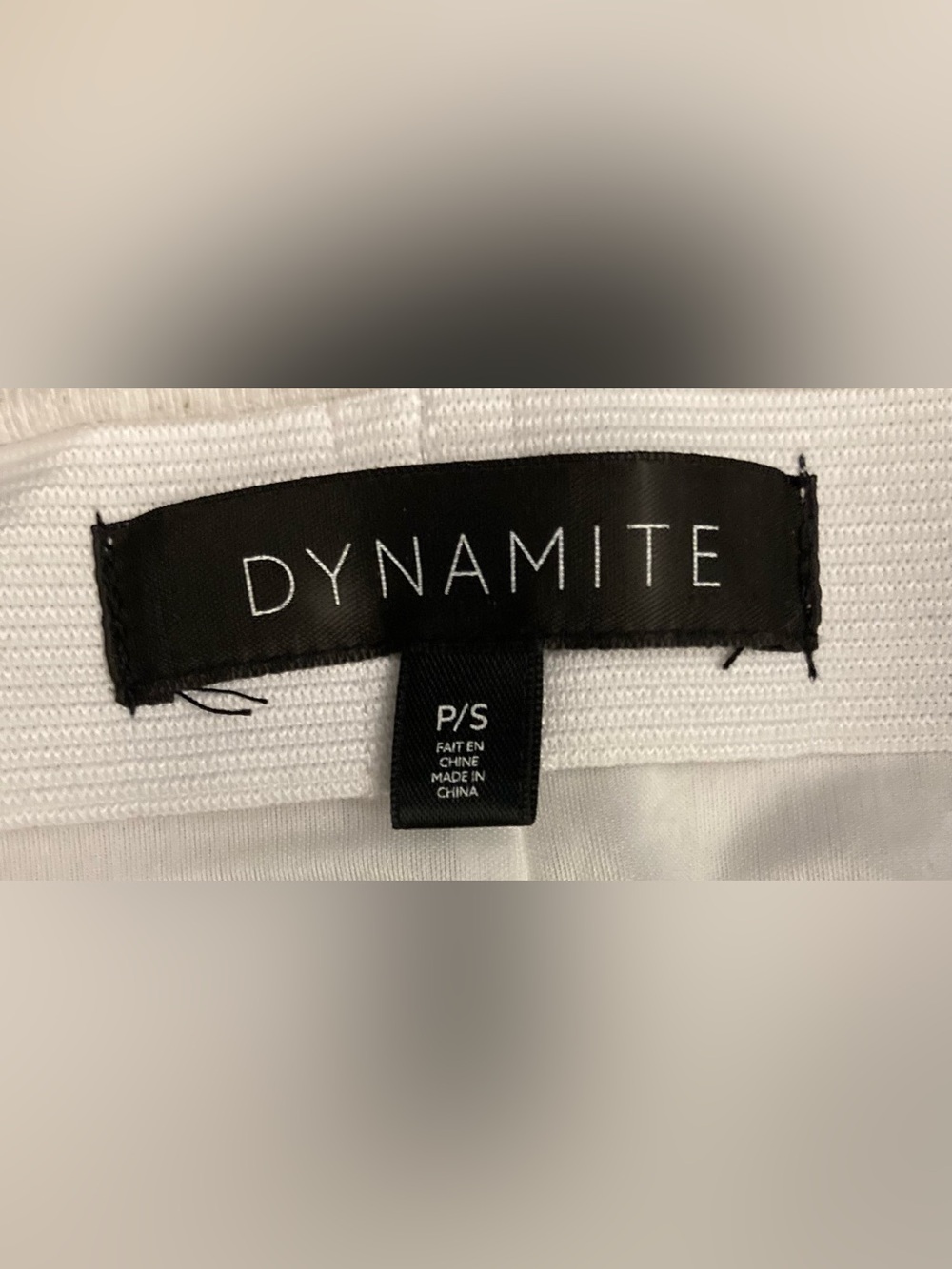 Dynamite Cream Asymmetrical Wrap Mini Skirt Size S - Picture 2 of 3